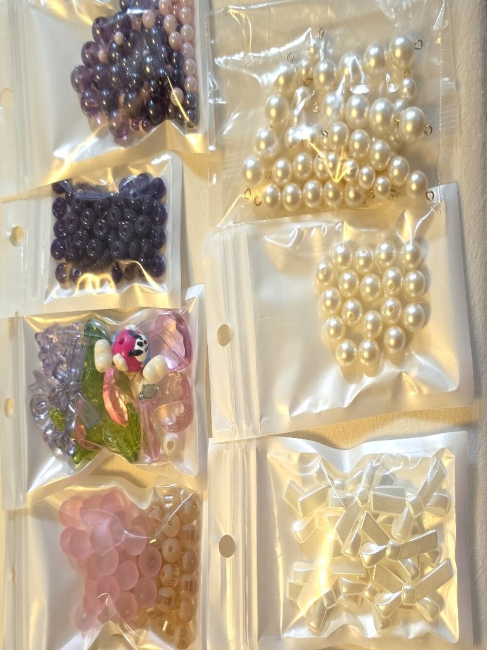 Mixed Acrylic, Resin and Plastic Beads